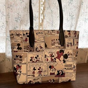 Disney kate Spade Minnie Comic Small Tote with Wristlet